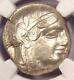 Athens Greece Athena Owl Tetradrachm Coin (early 455-440 Bc) Ngc Xf, Test Cut
