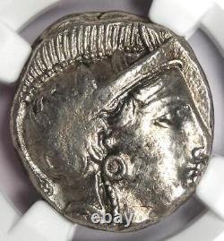 Athens Greece Athena Owl Tetradrachm Silver Coin 393-294 BC NGC Choice XF (EF)