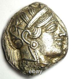 Athens Greece Athena Owl Tetradrachm Silver Coin (454-404 BC) Choice XF