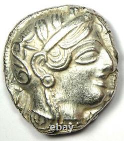 Athens Greece Athena Owl Tetradrachm Silver Coin (454-404 BC) Choice XF / AU