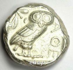 Athens Greece Athena Owl Tetradrachm Silver Coin (454-404 BC) Choice XF (EF)