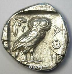 Athens Greece Athena Owl Tetradrachm Silver Coin (454-404 BC) Good VF / XF