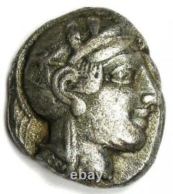 Athens Greece Athena Owl Tetradrachm Silver Coin (454-404 BC) VF