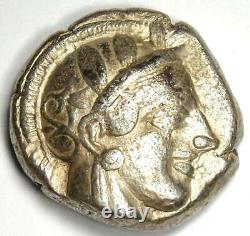 Athens Greece Athena Owl Tetradrachm Silver Coin (454-404 BC) XF (EF) Condition
