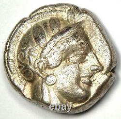 Athens Greece Athena Owl Tetradrachm Silver Coin (454-404 BC) XF (EF) Condition