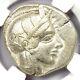 Athens Greek Athena Owl Tetradrachm Ancient Coin 440-404 Bc Ngc Choice Vf