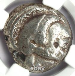 Athens Silver AR Tetradrachm 510-480 BC Rare Early Issue Certified NGC VF