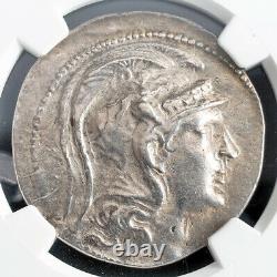 Attica, Athens (2nd-1st Cent. BC) New Style AR Tetradrachm Coin. NGC Choice VF