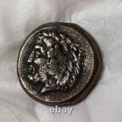 Attica Athens 440-404 Bc Ar Tetradrachm Ancient Greek Silvered Athena Crab Coin