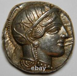 Attica Athens AR Tetradrachm circa 454-404 BC
