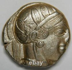 Attica Athens AR tetradrachm circa 454-404 BC