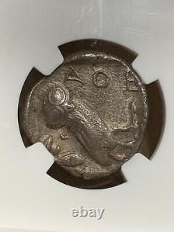 Attica Athens Athena Owl Tetradrachm Coin 440-404 Bc Ngc Choice Xf
