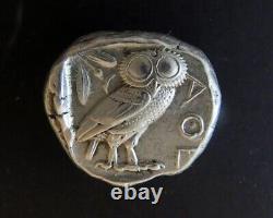 Attica Athens Athena /owl ancient tetradrachm AR Greek 440 BC 404 BC