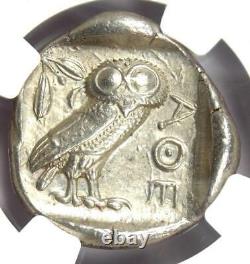 Attica Athens Greek Athena Owl Tetradrachm Coin 440-404 BC. NGC XF 5/5 Strike