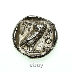 Attica, Athens Silver Tetradrachm 454-404BC Head of Athena / OwlFG190