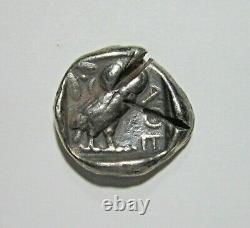 Attica, Athens. Silver Tetradrachm. C. 454-404 Bc. Athena/owl