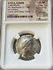 Attica, Athens Tetradrachm Ngc Ch Xf Full Crest Ancient Silver Coin