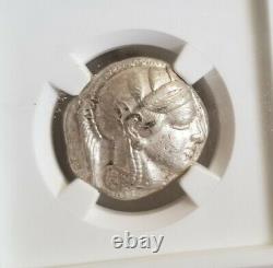 Attica, Athens Tetradrachm NGC Choice VF Ancient Silver Coin with Crest