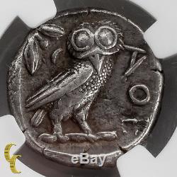 Attica, Athens c. 440 404 BC AR Tetradrachm XF Str 5/5 Sur 4/5 Athena/Owl