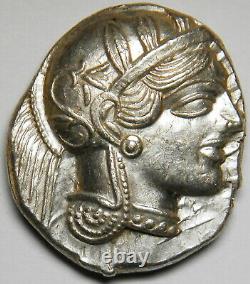 Attica Athens tetradrachm circa 454-404 BC gXF 17.24 grams
