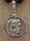 Authentic Ancient Silver Tetradrachm Coin Of Alexander The Great Coral Necklace