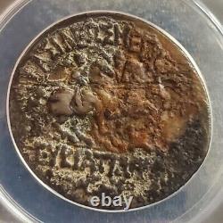Bactria Eucratides Tetradrachm ANACS VF Ancient Silver Coin