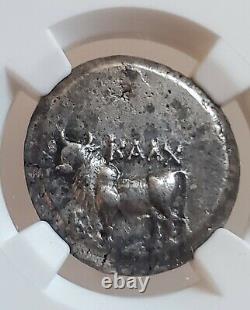 Bithynia, Calchedon Bull Tetradrachm NGC XF Ancient Silver Coin