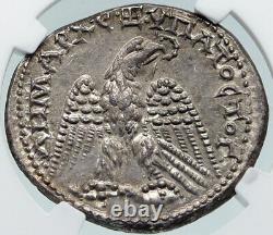 CARACALLA Authentic Ancient 211AD Silver Roman TETRADRACHM Coin EAGLE NGC i86388