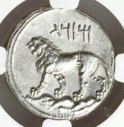 CILICIA, Mazaeus Baal of Tarsus AR Stater, 361-328 BC silver Coin NGC AU 4+3