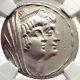 Cleopatra Thea & Antiochos Viii 122bc Seleukid Tetradrachm Greek Coin Ngc I69795