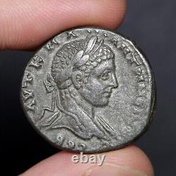 Caracalla Tetradrachm Ancient Roman Empire Silver AR Coin Mesopotamia Carrhae