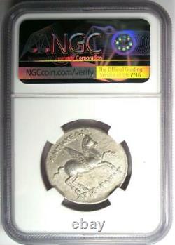 Caria Alabanda Pegasus AR Tetradrachm Silver Coin 197-188 BC Certified NGC VF