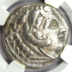 Celtic Alexander the Great III AR Tetradrachm Celts Coin 200 BC NGC Fine