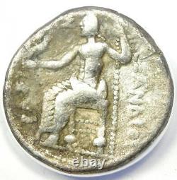Celtic Alexander the Great III AR Tetradrachm Coin 200 BC Certified ANACS VF25