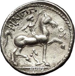 Celtic Eastern Europe Silver Tetradrachm as Greek Philip II Macedon Coin i54001