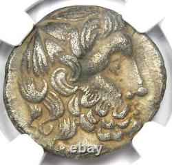 Celts Zweigarm Zeus AR Tetradrachm Silver Coin 200 BC NGC Choice XF (EF)