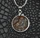 Classical Owl Tetradrachm Authentic Athens Fourree Coin Sterling Silver Necklace