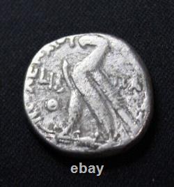 Cleopatra III & Ptolemy X AR Tetradrachm 106 BC Ancient Egypt Silver Greek Coin