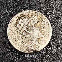 Coin Baktrian Kingdom Eukratides Tetradrachm, AU(55-58), Silver