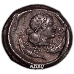 Coin Greek Sicily Tetradrachm Silver Syracuse Pedigree 1955 HGC 2 1306