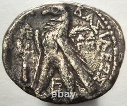 Demetrios II Nikator. Silver Tetradrachm (12.17g) Dated 130/129 BC. Tyre mint
