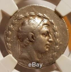 Demetrius I Seleucid Kingdom 162-150 BC AR Tetradrachm Silver NGC Choice Fine