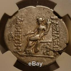 Demetrius I Seleucid Kingdom 162-150 BC AR Tetradrachm Silver NGC Choice Fine