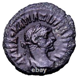 EGYPT Alexandria Authentic Ancient Roman Coin Tetradrachm Maximianus Homonoia MS