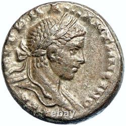 ELAGABALUS Ancient ANTIQUE 219AD Tetradrachm of Antioch Eagle Silver Coin i98510