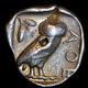 Egypt, Pharaonic Kingdom 4th C Bc Athena Owl Silver Tetradrachm Lot#5067