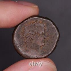 Emperor Nero Ancient Roman Empire Silver Billon Tetradrachm Coin Egypt Augustus