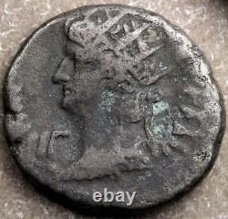 Emperor Nero Silver Billon Tetradrachm Coin Ancient Roman Empire 1900+ Yrs Old