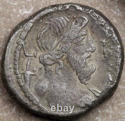 Emperor Trajan Silver Tetradrachm Coin Ancient Roman Empire Serapis Reverse 115