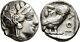 Greece Greek Attica Athens Tetradrachm Silver Owl Athena Authentic Ancient Coin